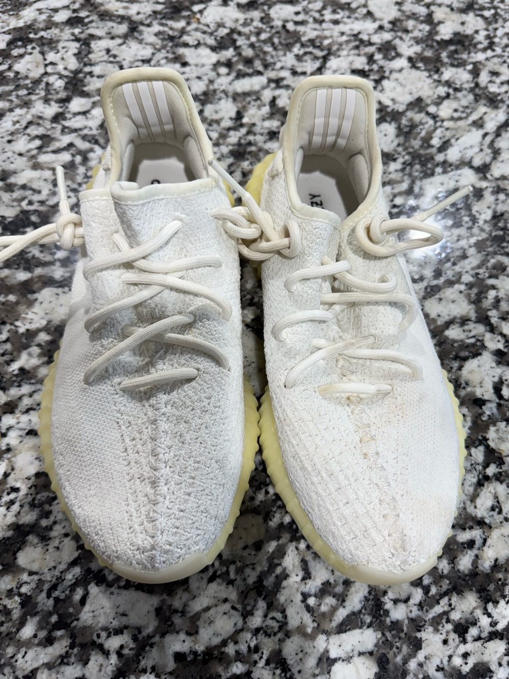 adidas yeezy boost 350 v2 Triple White Shoe Men CP 9366 Size 6.5